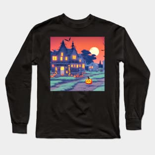 Introvert Halloween Pumpkin Alone in the Patch Long Sleeve T-Shirt